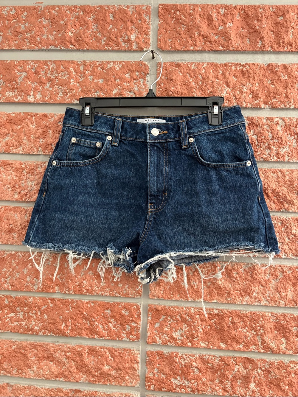Topshop Indigo Denim Shorts